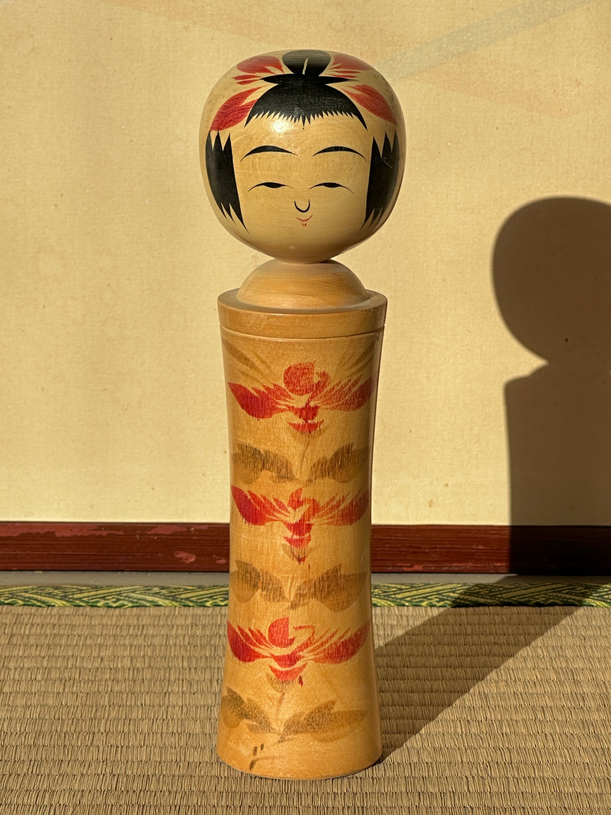Vintage Kokeshi Doll — Naruko, 24 cm