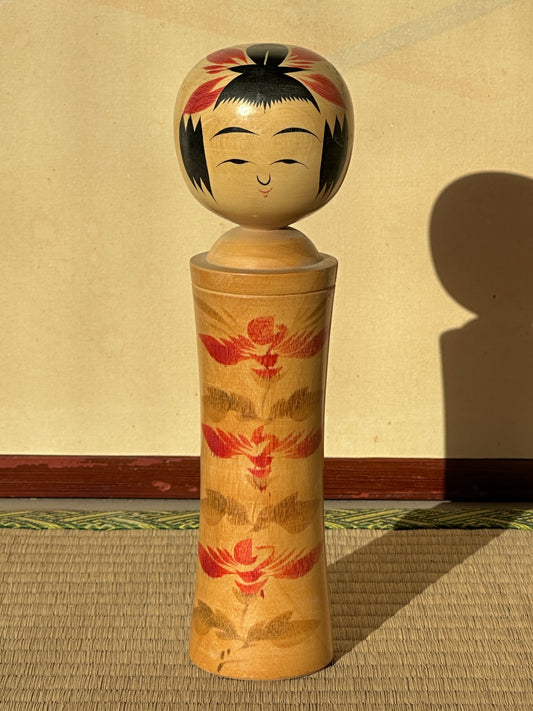 Vintage Kokeshi Doll — Naruko, 24 cm
