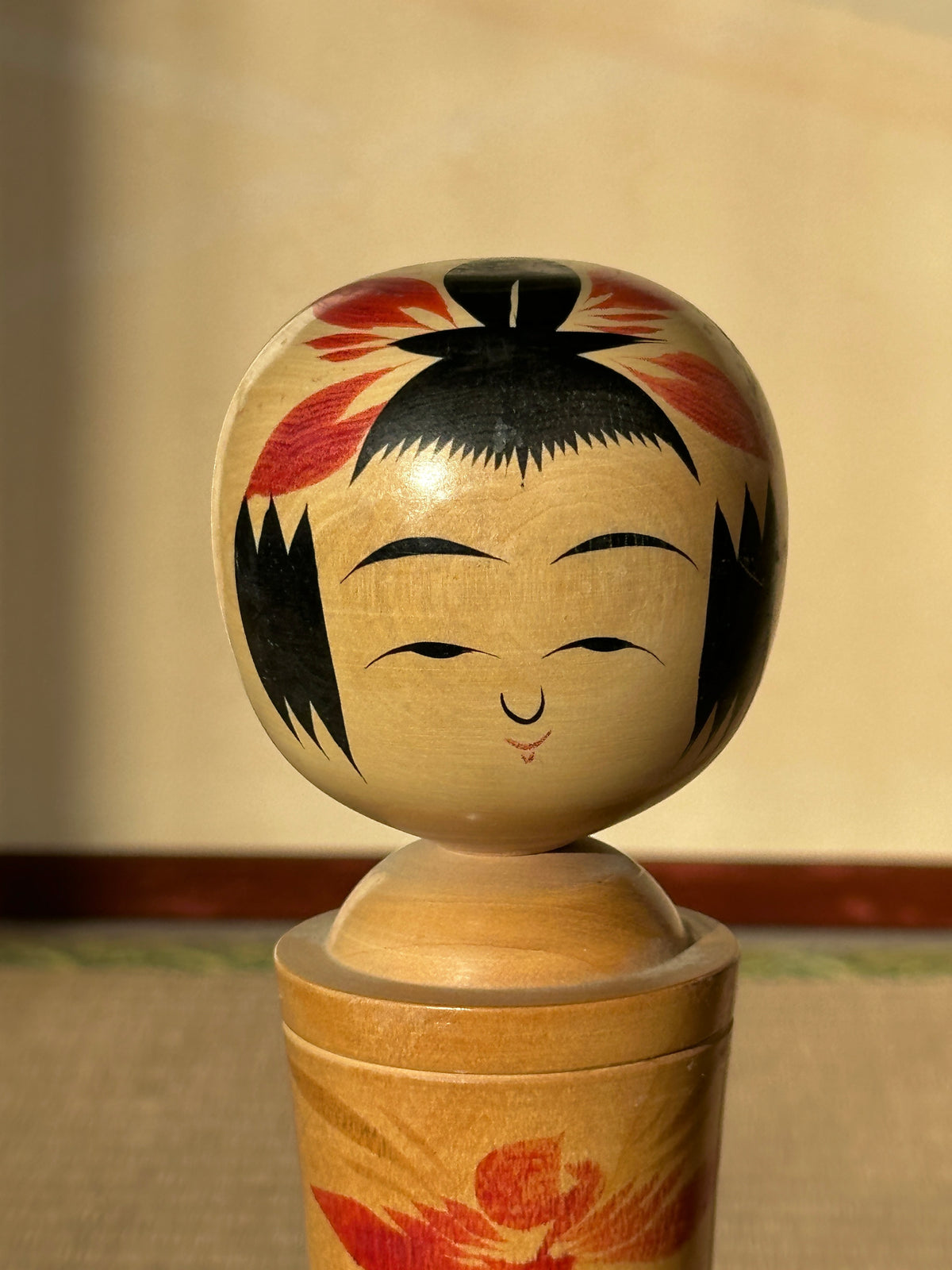 Vintage Kokeshi Doll — Naruko, 24 cm