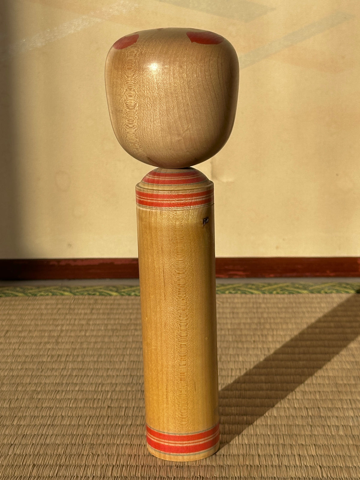 Vintage Kokeshi Doll — Togatta, 25 cm