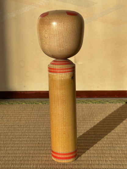 Vintage Kokeshi Doll — Togatta, 25 cm