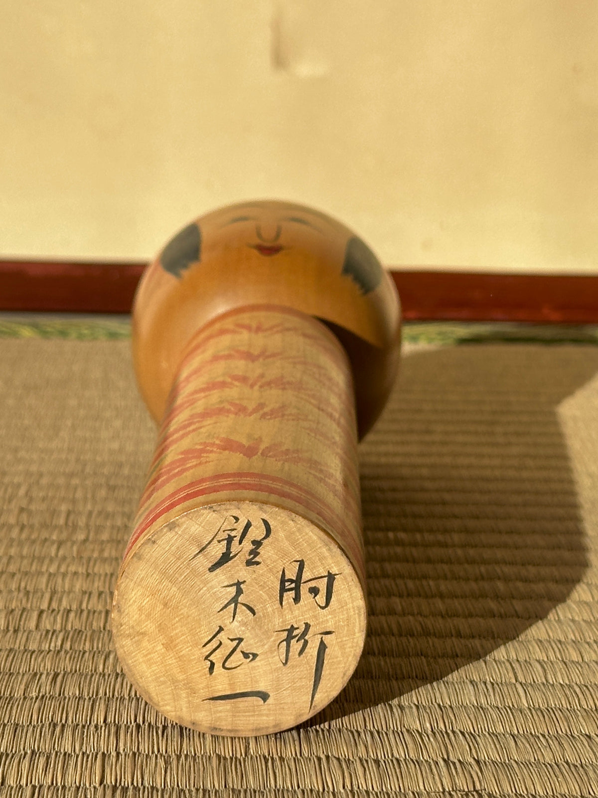 Vintage Kokeshi Doll — Togatta, 25 cm