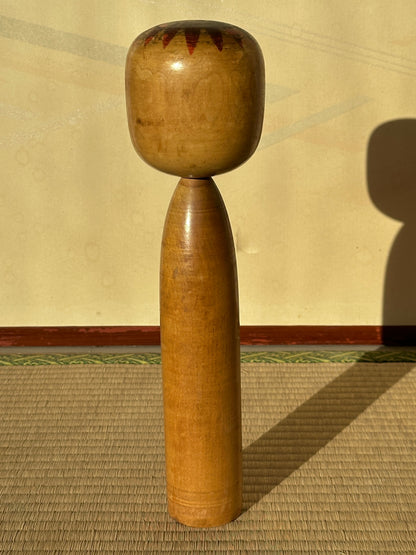 Vintage Kokeshi Doll — Togatta, 33.5 cm