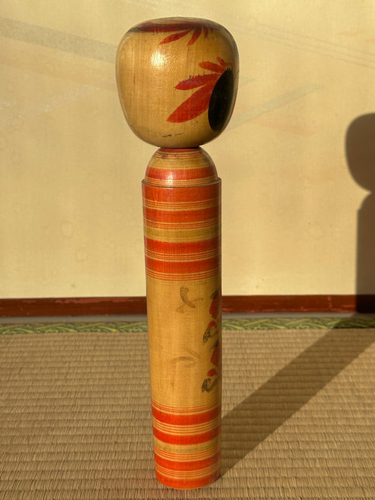 Vintage Kokeshi Doll — Togatta, 32 cm