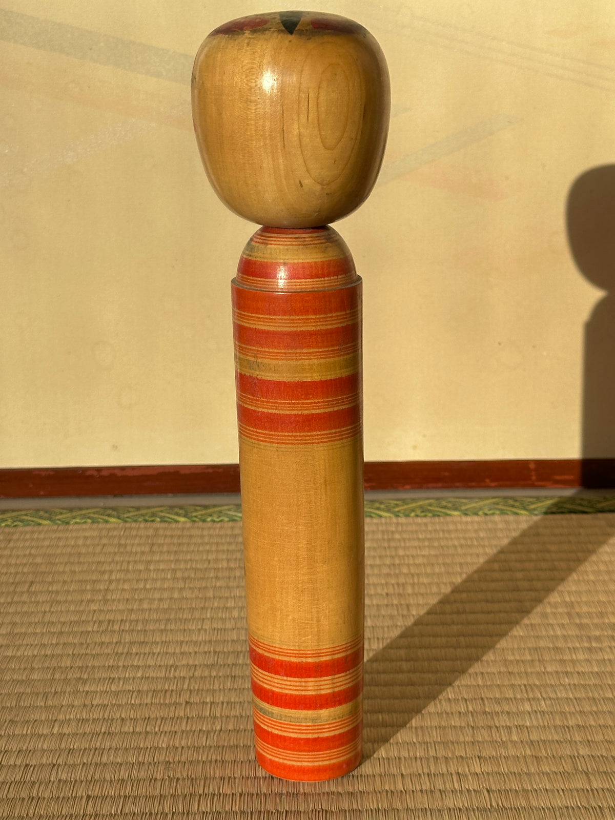 Vintage Kokeshi Doll — Togatta, 32 cm