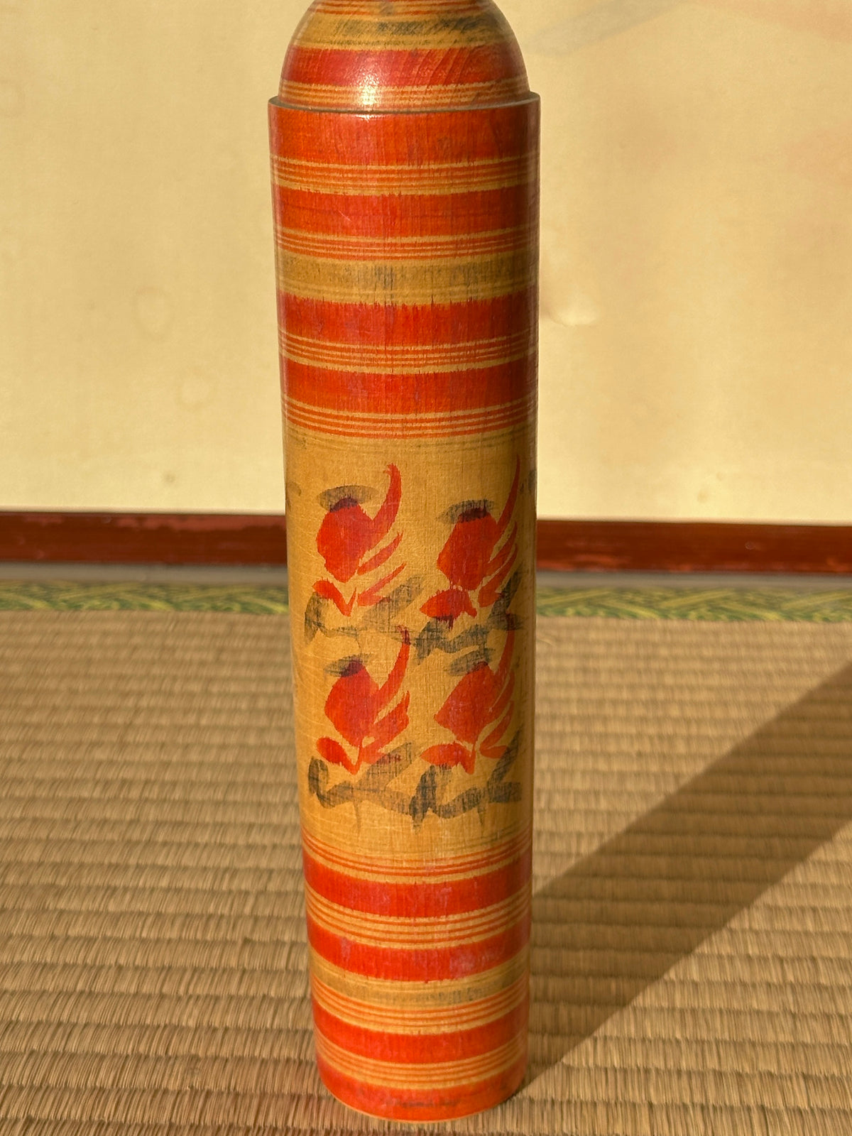 Vintage Kokeshi Doll — Togatta, 32 cm
