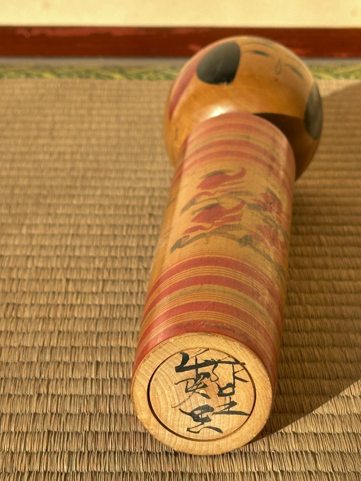 Vintage Kokeshi Doll — Togatta, 32 cm