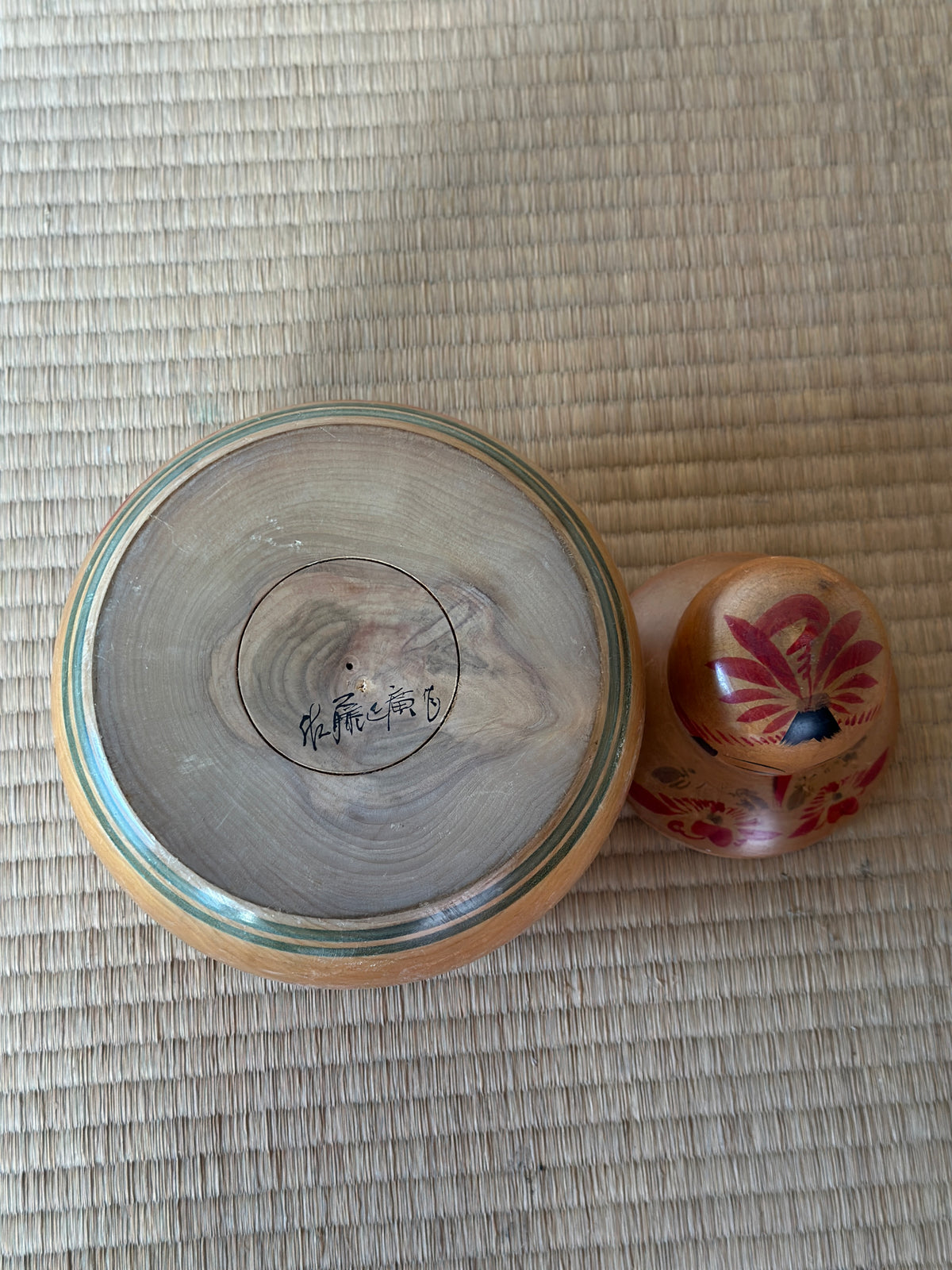 Vintage Kokeshi Doll — Ejiko, 23 cm